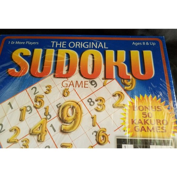New Sealed The Original Sudoku Game w/Bonus Kakuro NIB - Picture 2 of 4